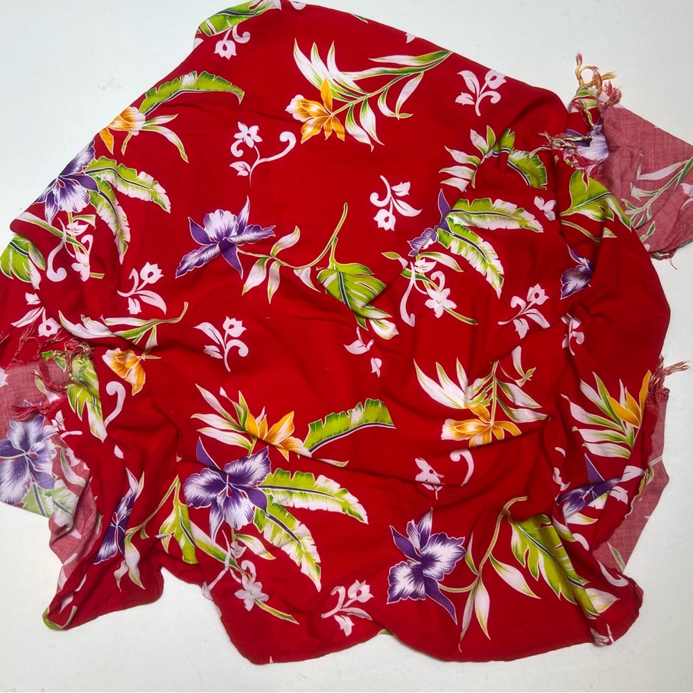 Hibiscus Collection Scarf Wrap Rayon